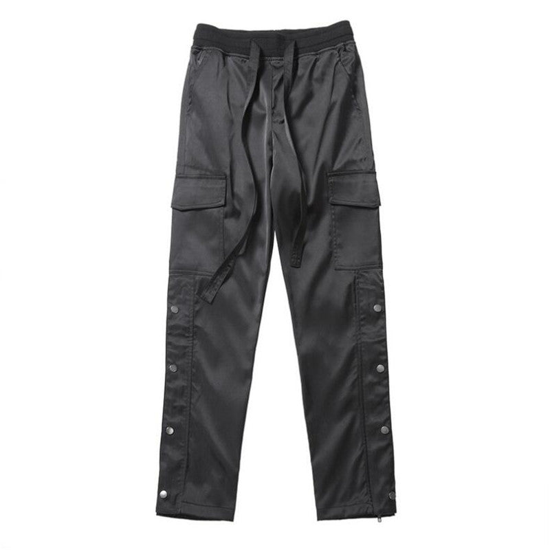 Snap Zipper Cargo Pants