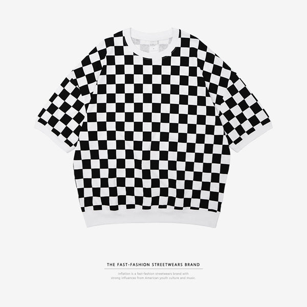 COLLECTION 1 "CHECKERED" OVERSIZED T-SHIRT