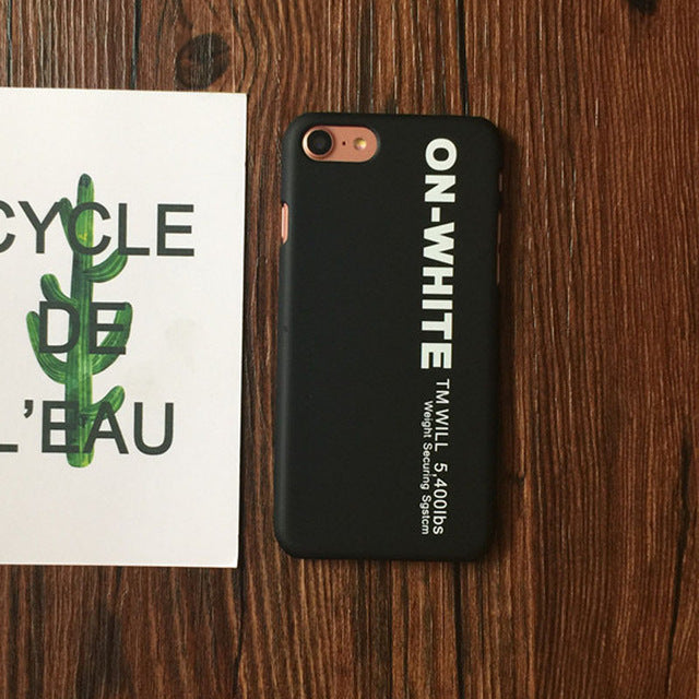OFF WHITE Inspired iPhone Case