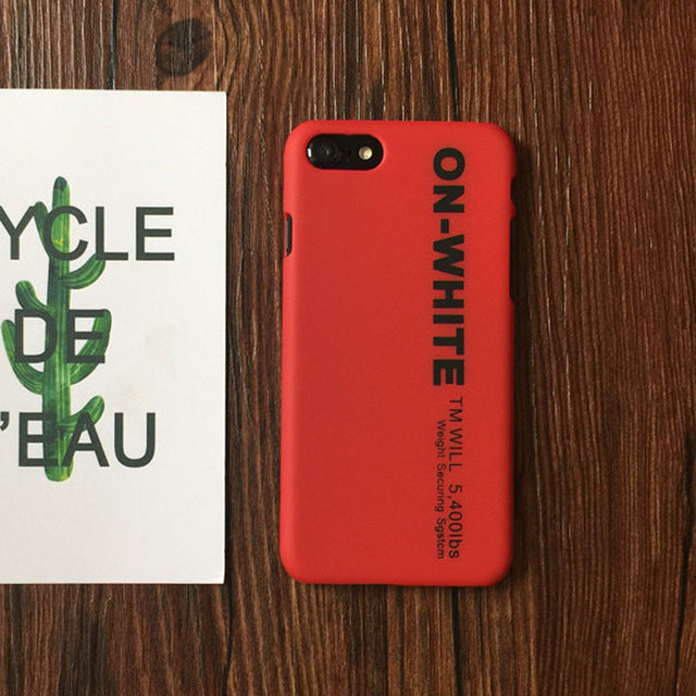 OFF WHITE Inspired iPhone Case